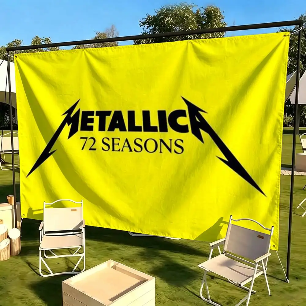 Band 72 S-Seasons M-Metallica  Flags for Bedrooms Home Decor Items Outdoor Decors Garage Decoration Flaga