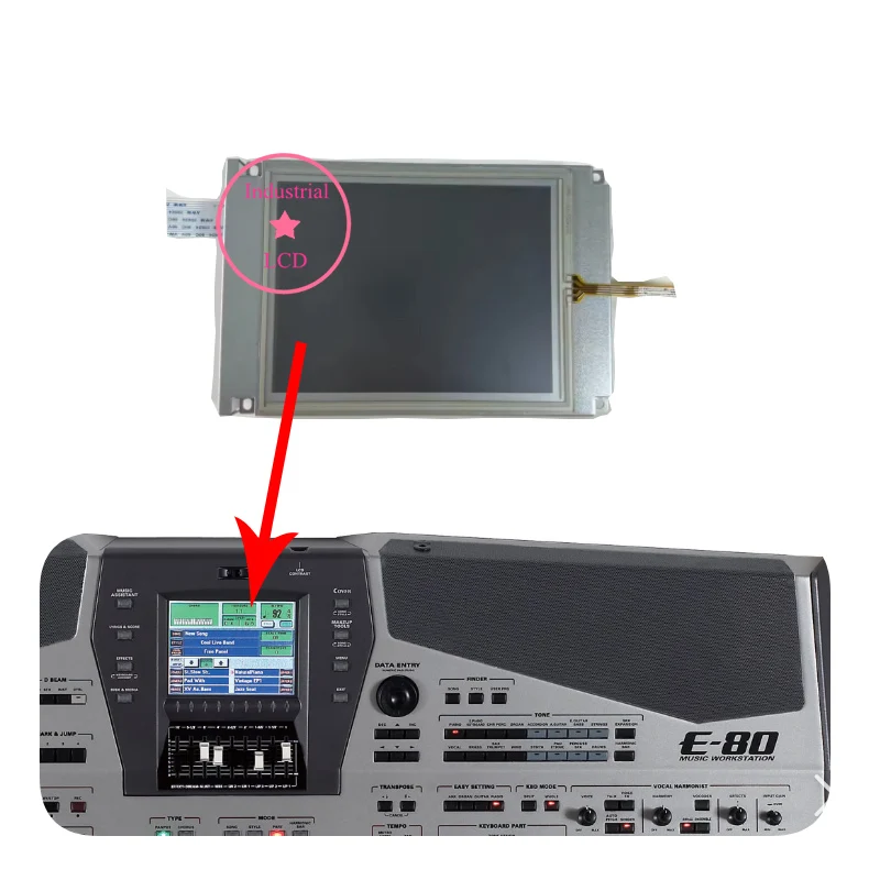 

Запасные части ЖК-дисплея с сенсорным экраном для Roland E80