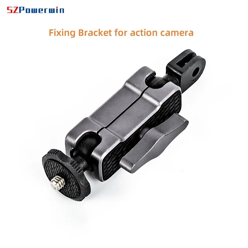 Sport Camera Fixing Bracket Gimbal Mount Holder Multipurpose Adjustable Bracket with 1/4 Hole Cold Shoe For Action Camera