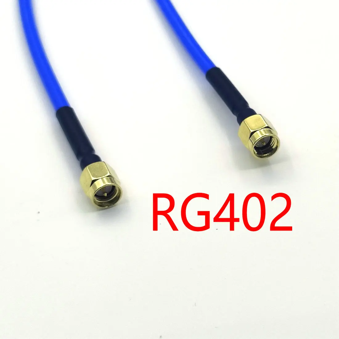 20 piezas SMA macho a SMA macho, enchufe RF coaxial, Cable semirrígido Pigtail RG402