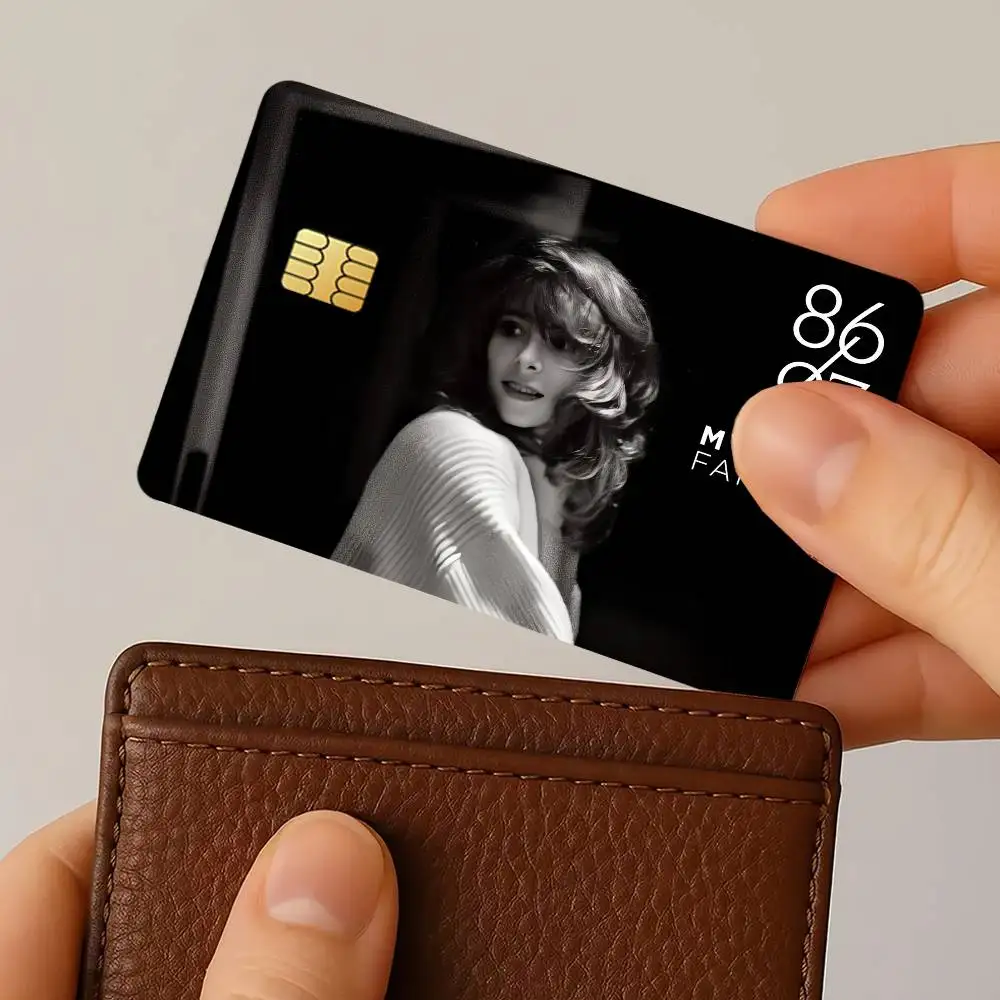 Singer Mylene Farmer Credit Card Stickers Skin For Bank Bus Metro 4PCS Cover Film Gift