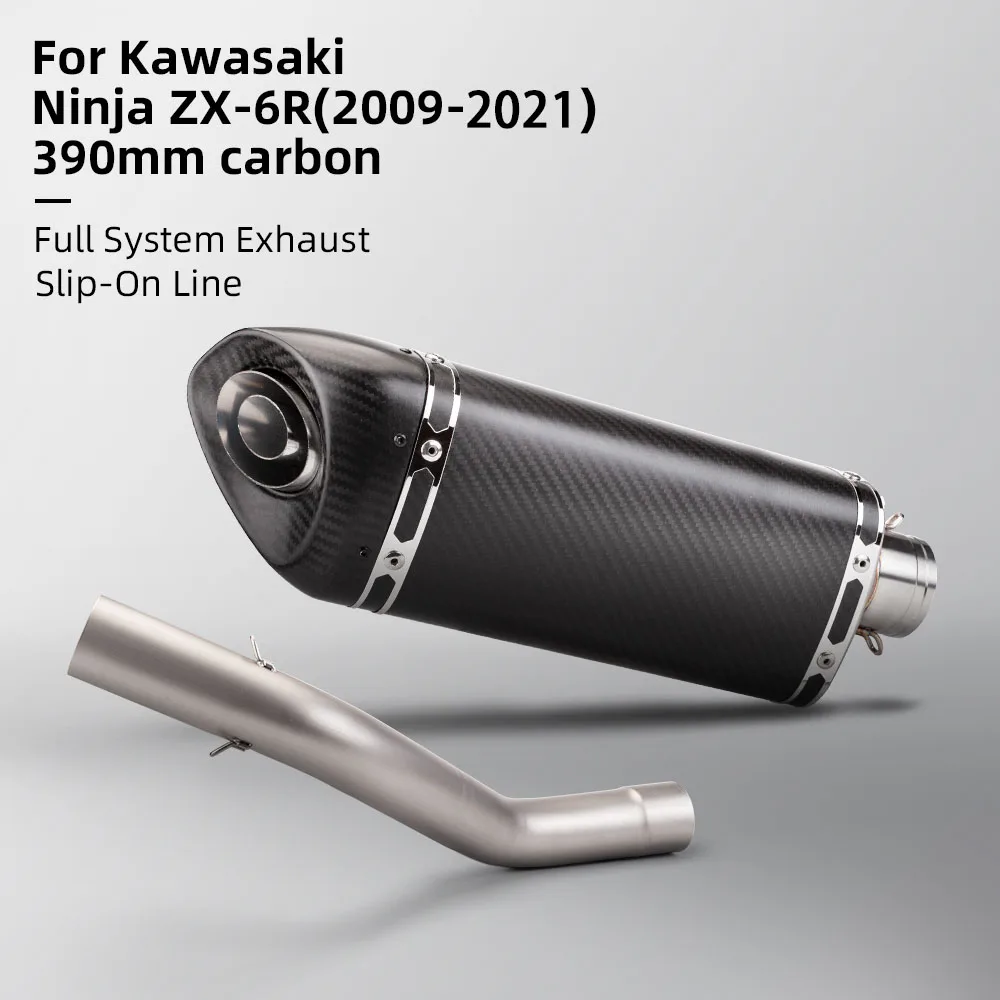 

Motorcycle Racing Performance Exhaust Racing Line Original Location Motorcycle Muffler Slip on For Kawasaki ZX6R 636