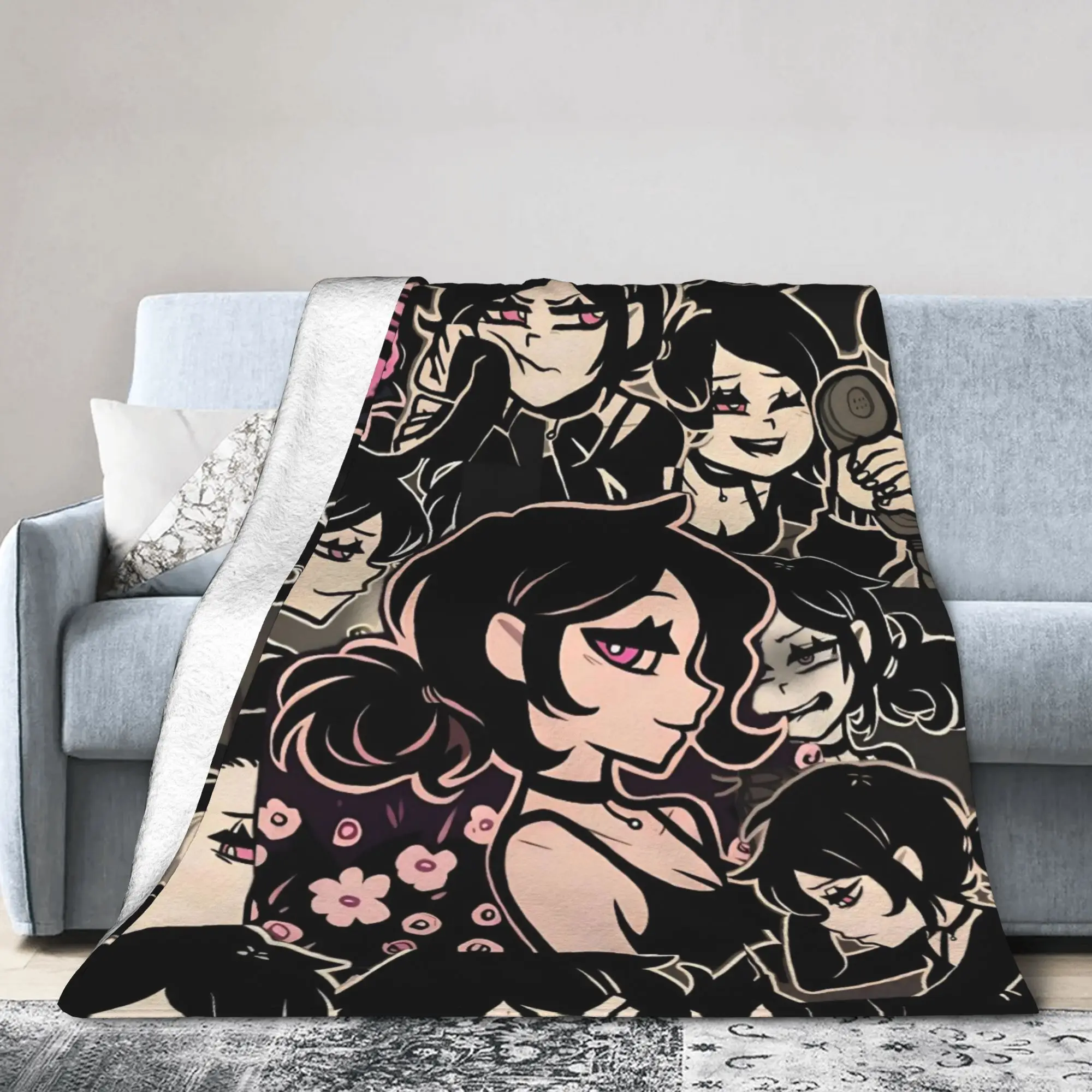 Game The Coffin Of A-Andy And L-Leyley Blanket Velvet Summer  Multi-function Soft Throw Blankets for Sofa Outdoor Quilt