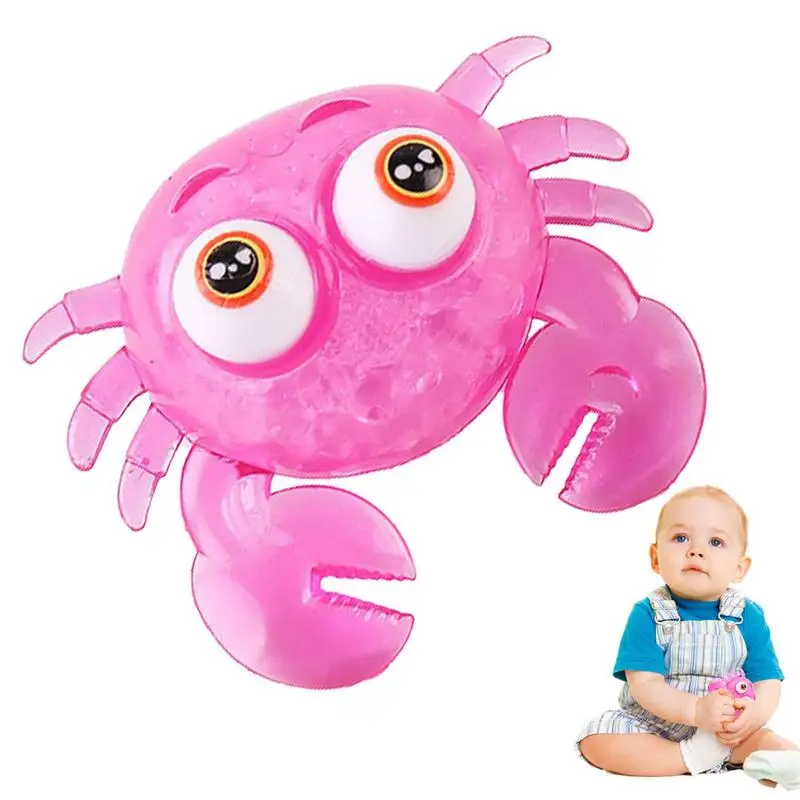 

Crab Stress Balls Toy Elastic Stress Balls For Kids Push Bubble Stress Relieve Soft Crab Balls Antistress De-compression For Kid