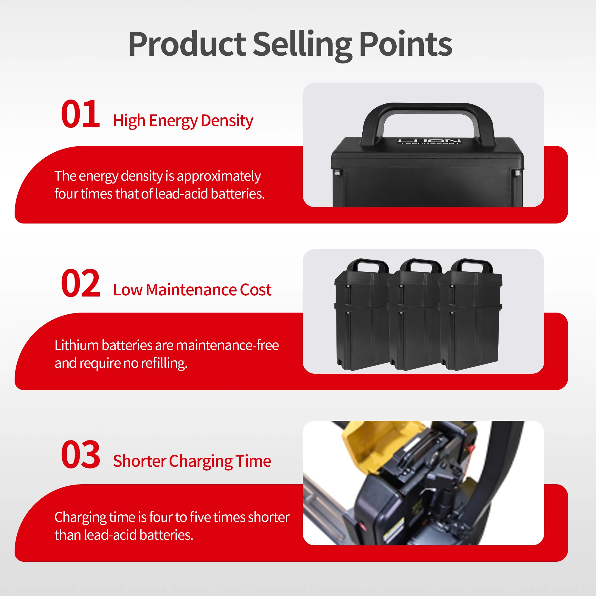 Picture 5: 24V 20Ah LiFePO4 Battery for Linde MT12 MT15 B/C Still ECH12 Electric Pallet Truck