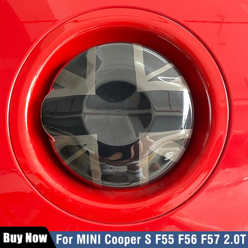 

Brand New The Black Flag Fuel Tank Cover For MINI Cooper S JCW F55 F56 F57 2.0T Car-Styling Decoration Exterior Accessories