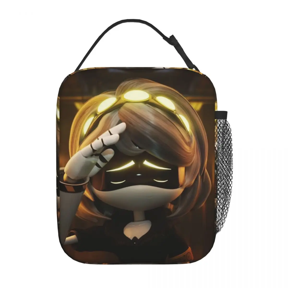 الكرتون القتل الطائرات بدون طيار معزول حقيبة الغداء مانعة للتسرب قابلة لإعادة الاستخدام حقيبة للحفاظ على البرودة حمل علب الاغذية مدرسة السفر الغذاء حقائب اليد #1