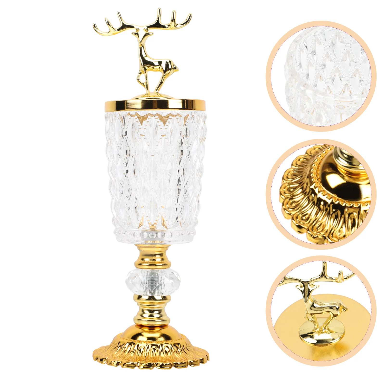 

Nordic Style Candy Jar Exquisite Storage Container Practical Food Storage Wedding Party Accessory Nordic Style Candy Jar