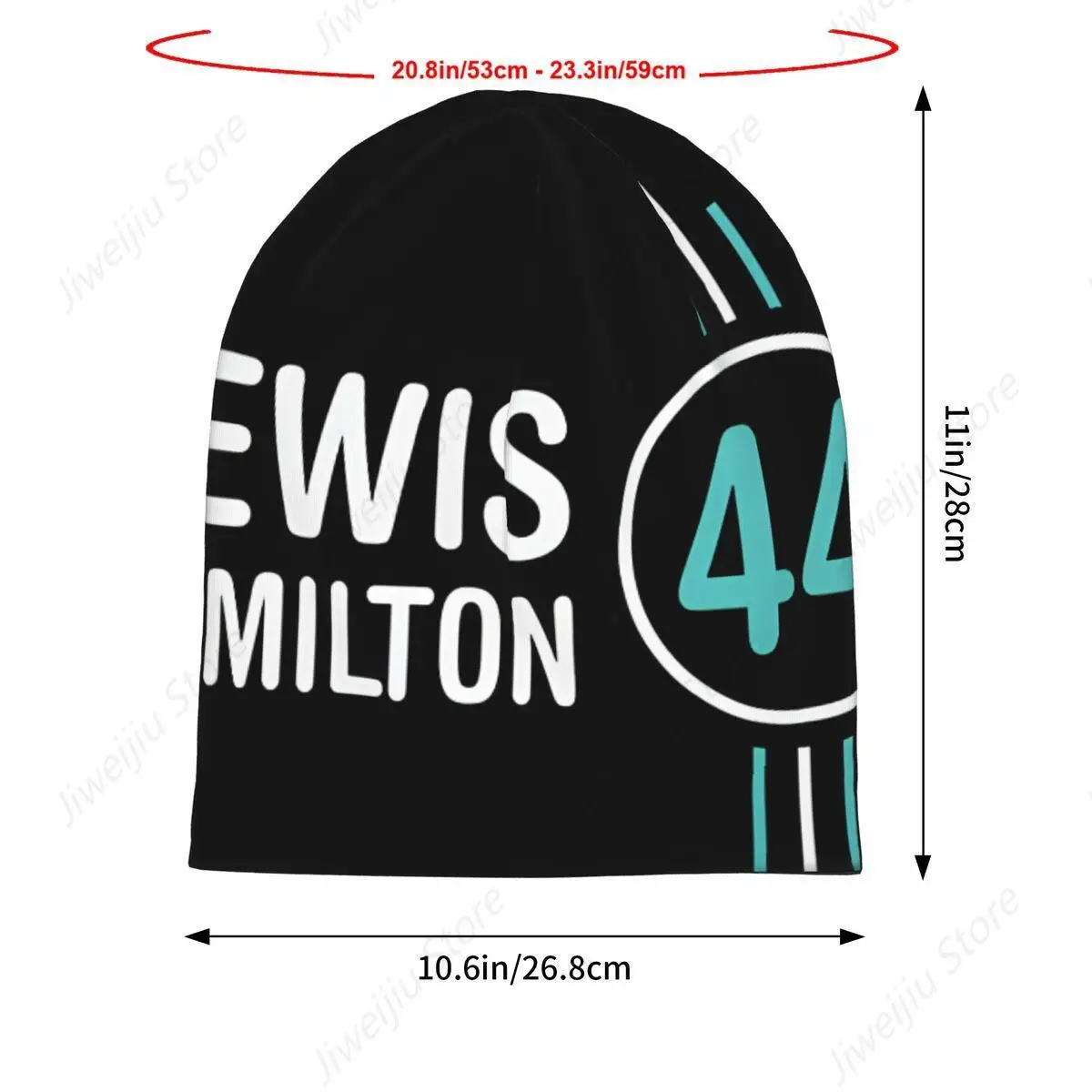 Lewis Hamilton Formula1 Motorsports Thin Skullies Beanies Autumn Spring Caps For Men Women Ski Caps Bonnet Hats