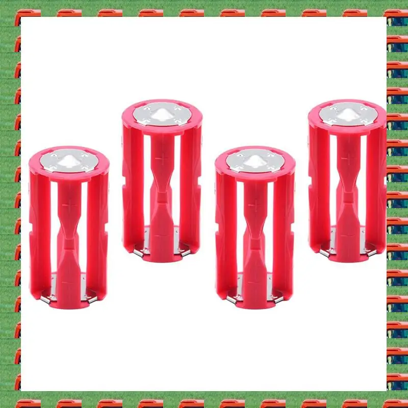 

ABMO 10Pcs Parallel Battery Adapter Battery Holders Reusable Rustproof Convenient AAA To C Size Converter