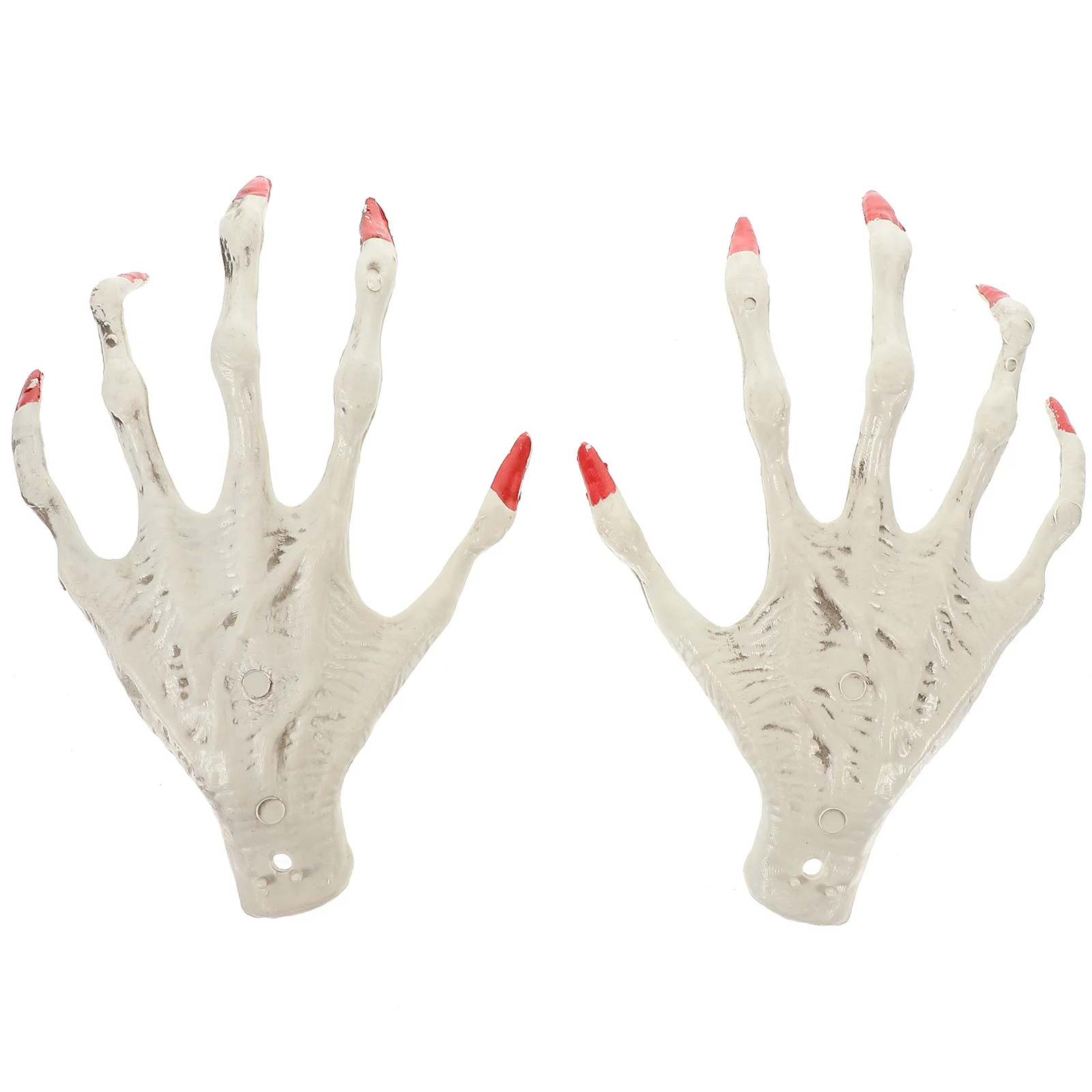 

1 Pair Halloween Decorative Props Ghost Hand Witch Hand Shape Toy