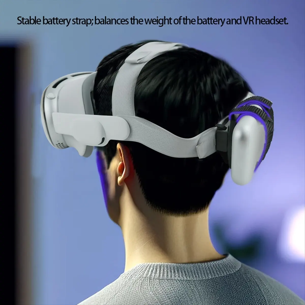 AAAE Power Bank Band for Head Strap Comfortable Headband Bracket for VR Accessories