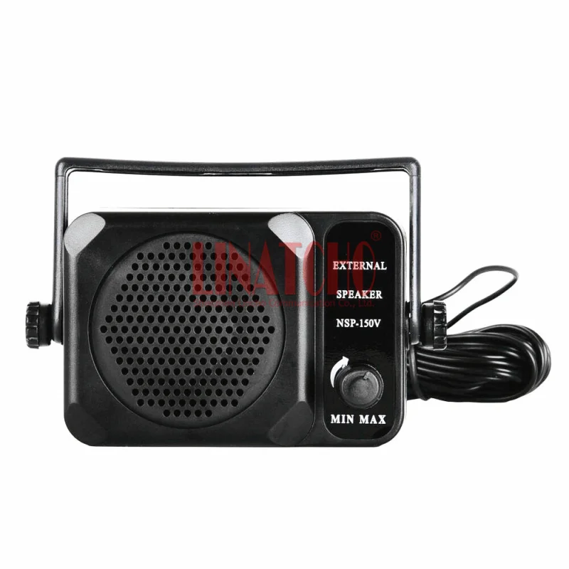 Minialtavoz externo para coche, Radio bidireccional con Control de volumen, NSP-150V, HAM, HF, VHF, UHF, CB