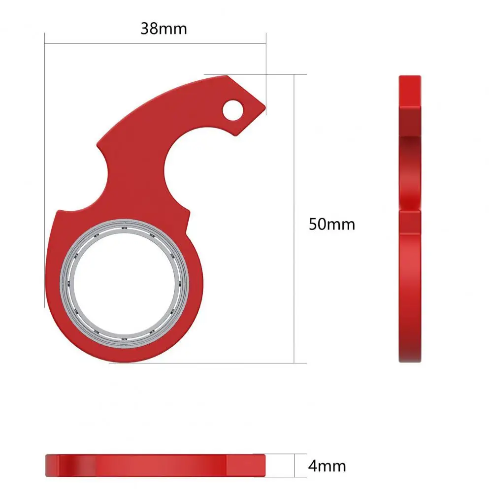 Porte-clés Fidget Spinner EDC, Écologique, Bout des Doigts, Jouet de Poche, Nouveauté