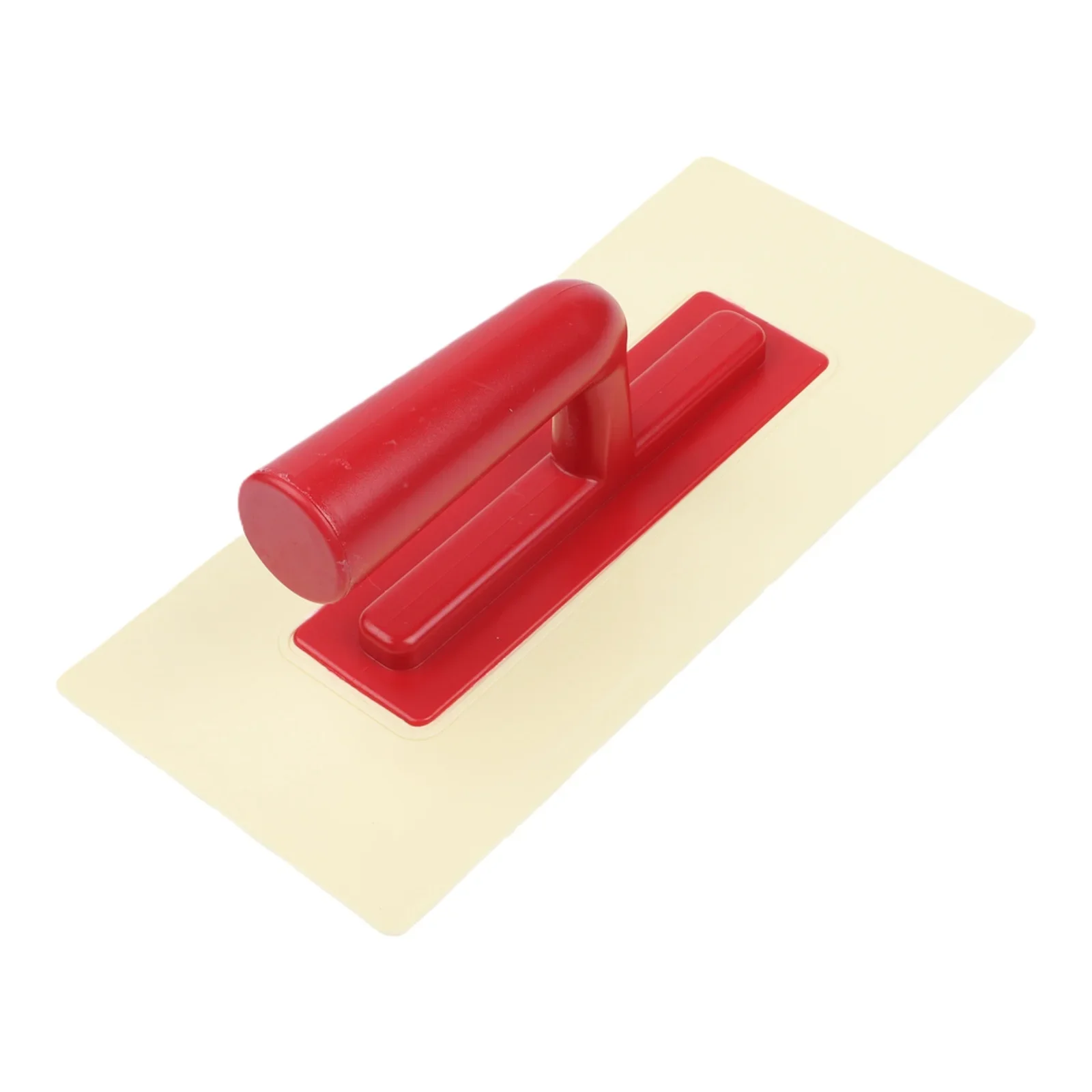 Red Handle Plastic Trowel, 120x176mm ABS Putty & Scraper For Home Renovation, Plastering, Spackle And Paint Removal