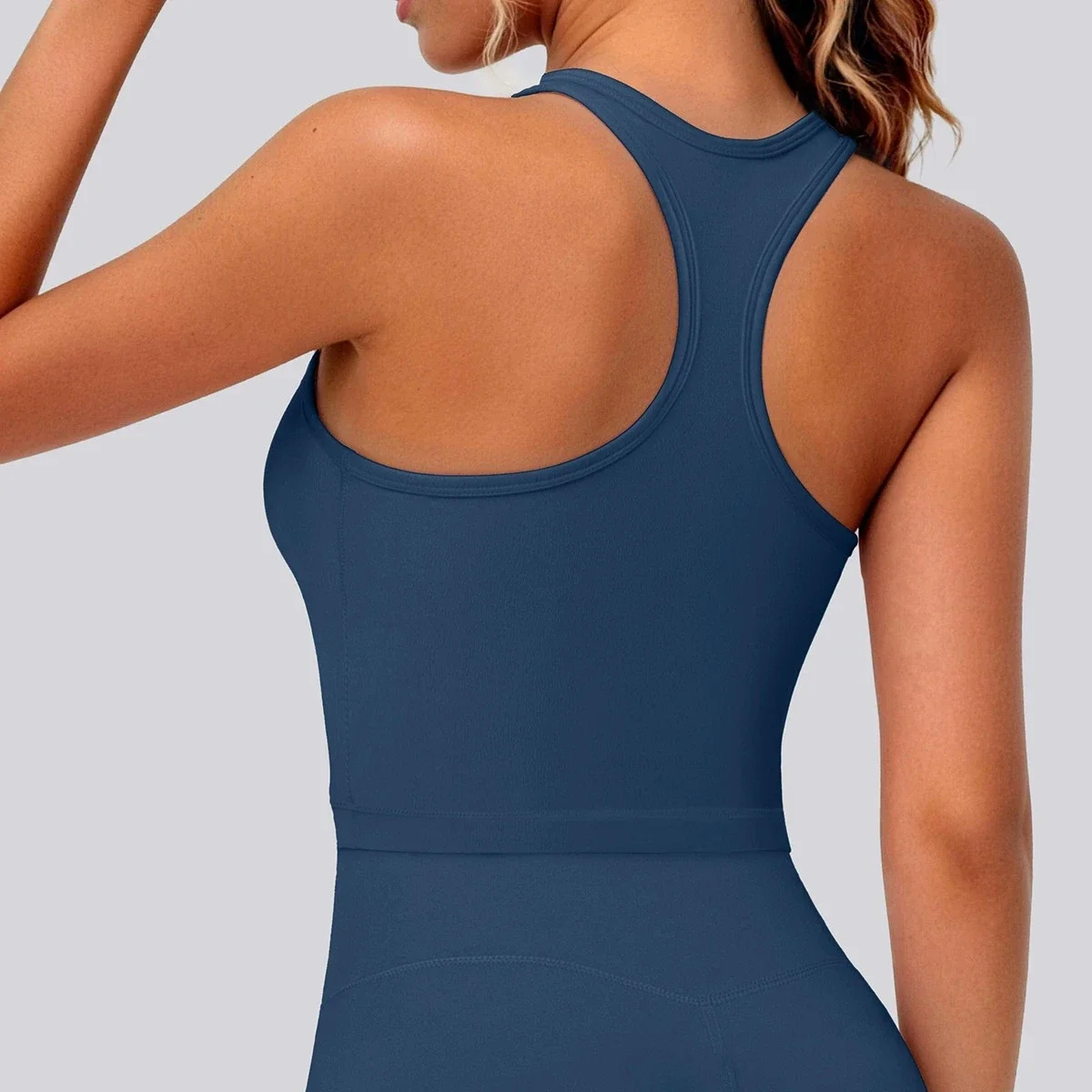 Women's Sports Bra Quick Dry Yoga Vest Gym Top Outdoor Recreation Workout Running Shock-proof Fitness Bra Crop Top Yoga Clothing