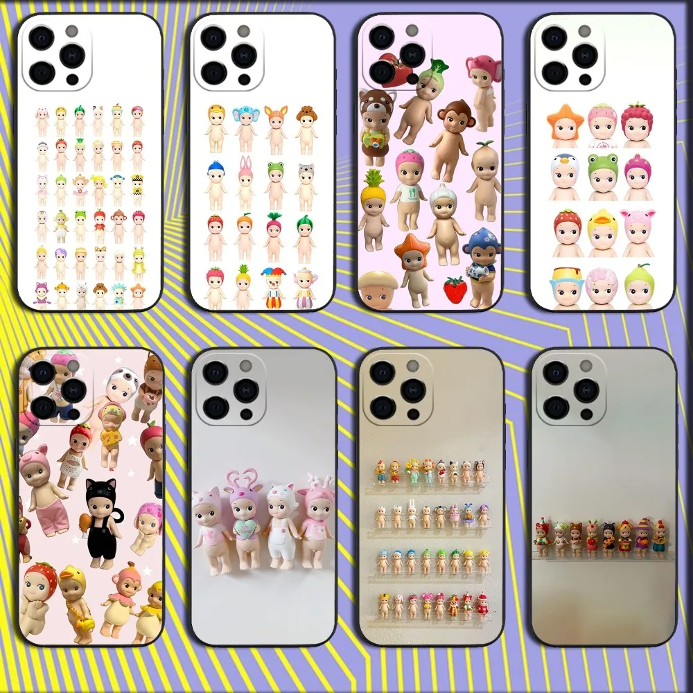 

Angles Fruits S-Sonnies Phone Case For iPhone 16,15,14,13,12,11,Pro,X,XS,Max,XR,Plus,Mini Soft Black Cover
