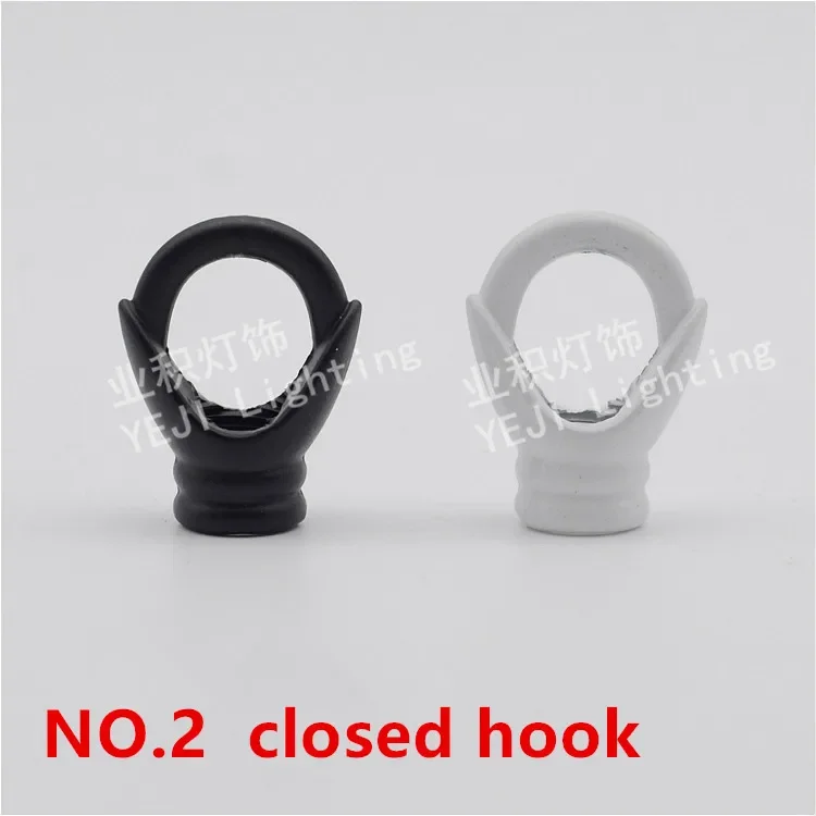 M10 black and white opening closed hook Rings chandelier Load hook led tube light accessories Lighting accessories DIY