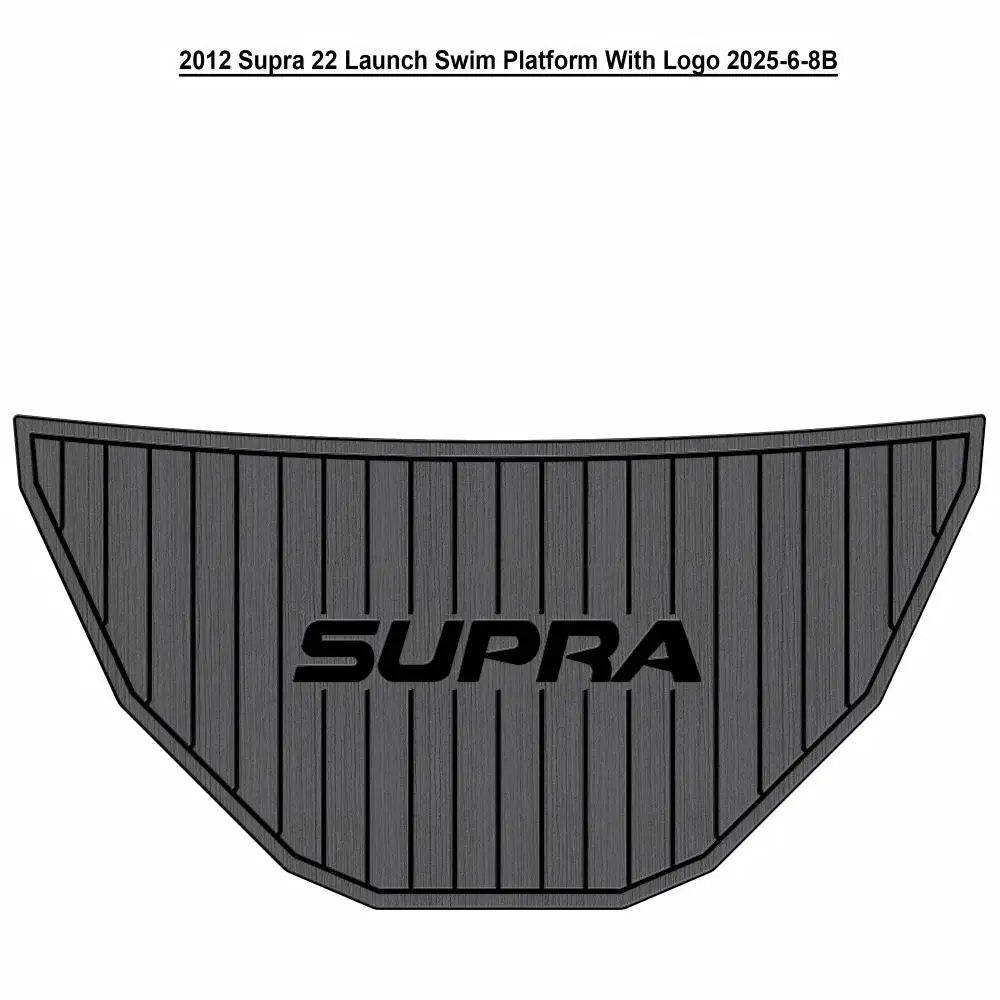 

2012 Supra 22 Launch Swim Platform Step Boat EVA Искусственная пена из тикового дерева Напольный коврик SeaDek MarineMat Gatorstep Style Самоклеящийся