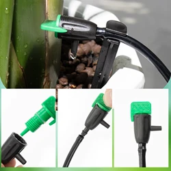 10Pcs 0~60L/0~40L Dripper Adjustable Pressure Compensated Emitter Garden Plant Watering Regulator Micro Drip Irrigation Supplies