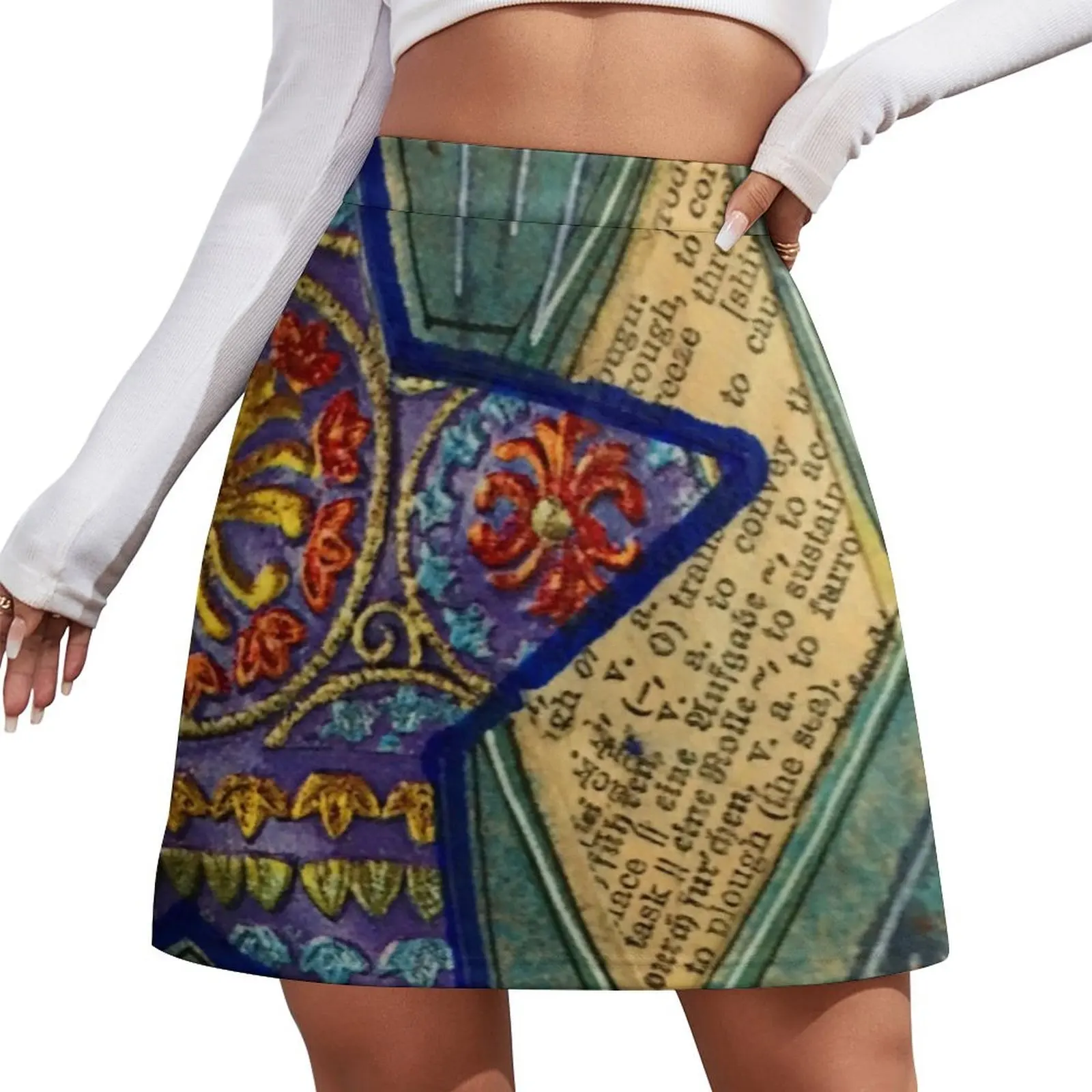 BLUE STAR FANTASY Mini Skirt 90s aesthetic sexy skirt Mini Skirt