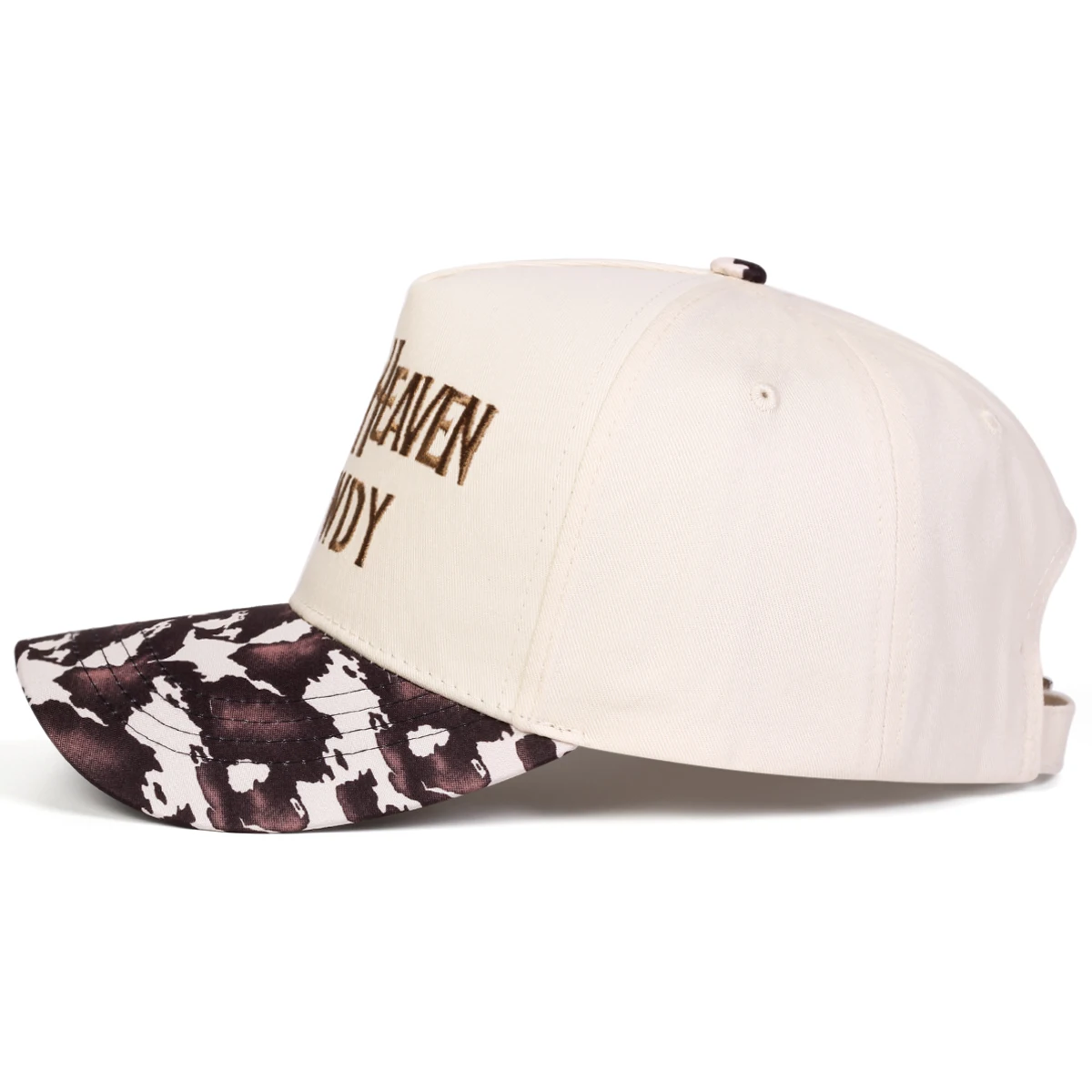 Unisex MAKE HEAVEN ROWDY Baseballkappen mit Buchstabenstickerei, Frühling und Herbst, für den Außenbereich, verstellbare Freizeithüte, Sonnenschutzhut, Sportkappe – Detail 4