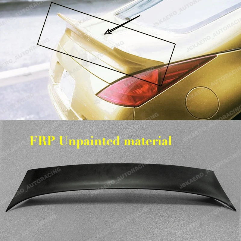 

For Nissan 350Z Z33 FRP Unpainted Rear Trunk Spoiler Duck Tail Boot Wing Lip car Bodykits