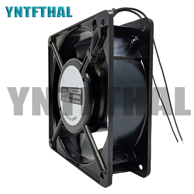 Ventilador de refrigeração para GN12038HA2S, 220V-240V, 0.14A, 12038, Novo