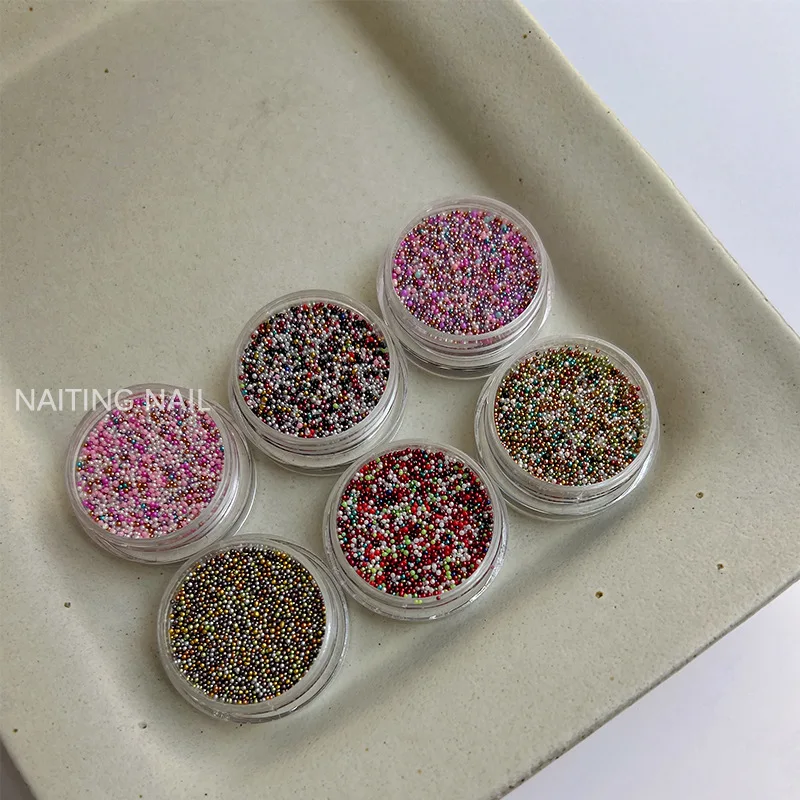 

Korean Style Colored Caviar Nail Art Accessories Nail Art Decorations