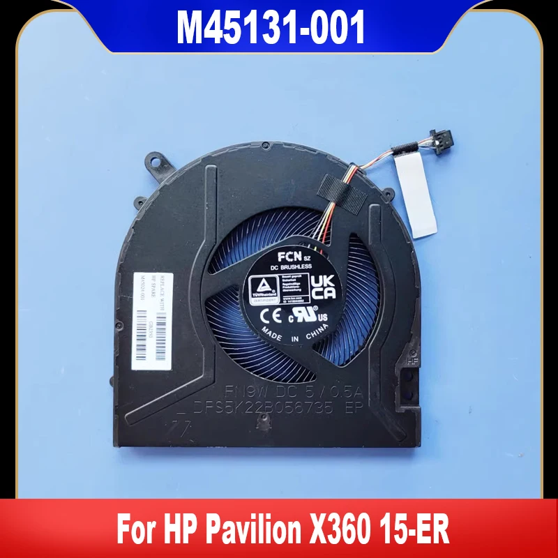 

Оригинальный охлаждающий вентилятор для ноутбука HP Pavilion X360 15-ER 15-ER1047nr 15-ER0008ca 15-ER0225od