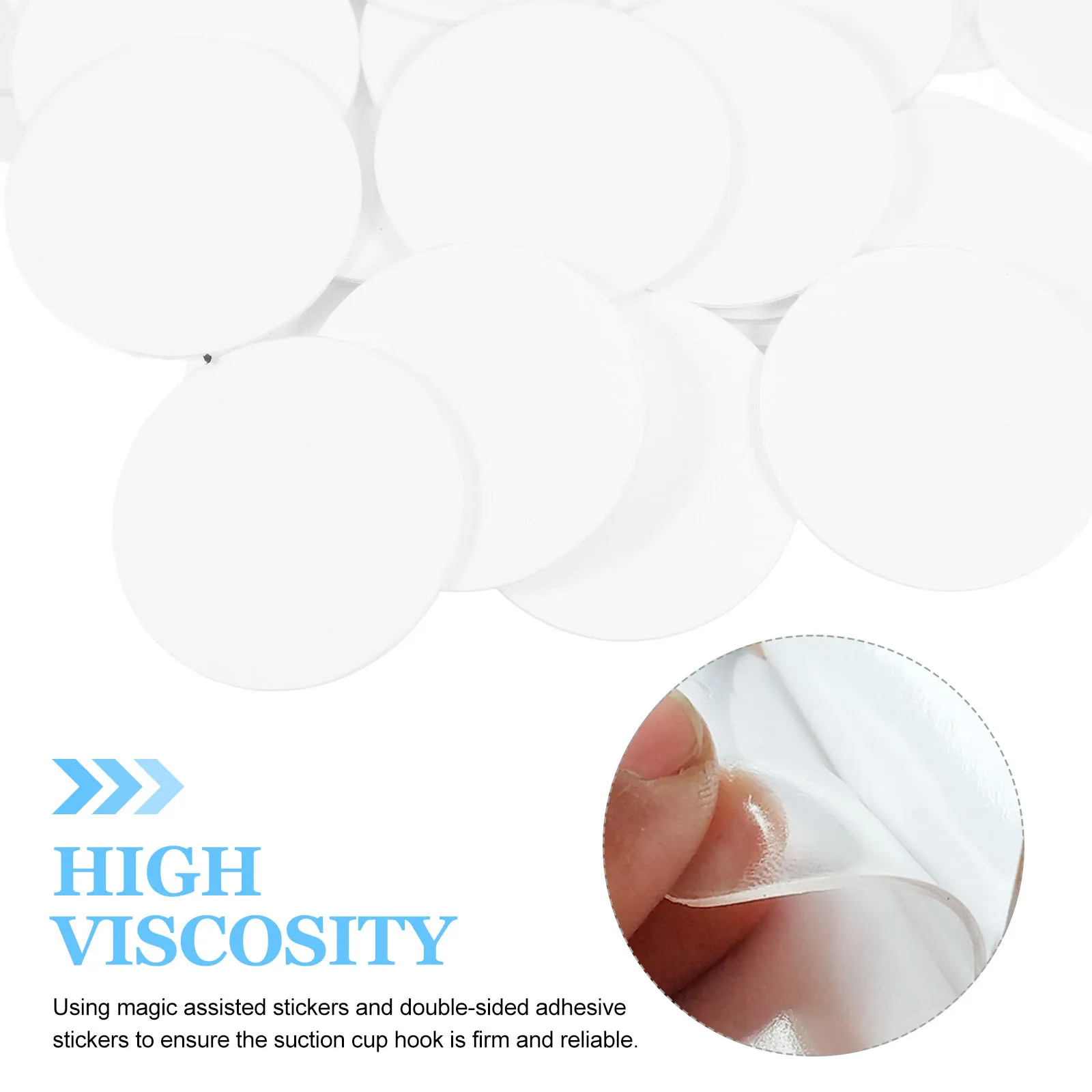 100 قطعة خطاف كأس الشفط الثقيلة التعميم خطاف ذاتي اللصق جبل للزجاج بلاط معدني حمالة تعليق جدارية دش المطبخ الحمام #4