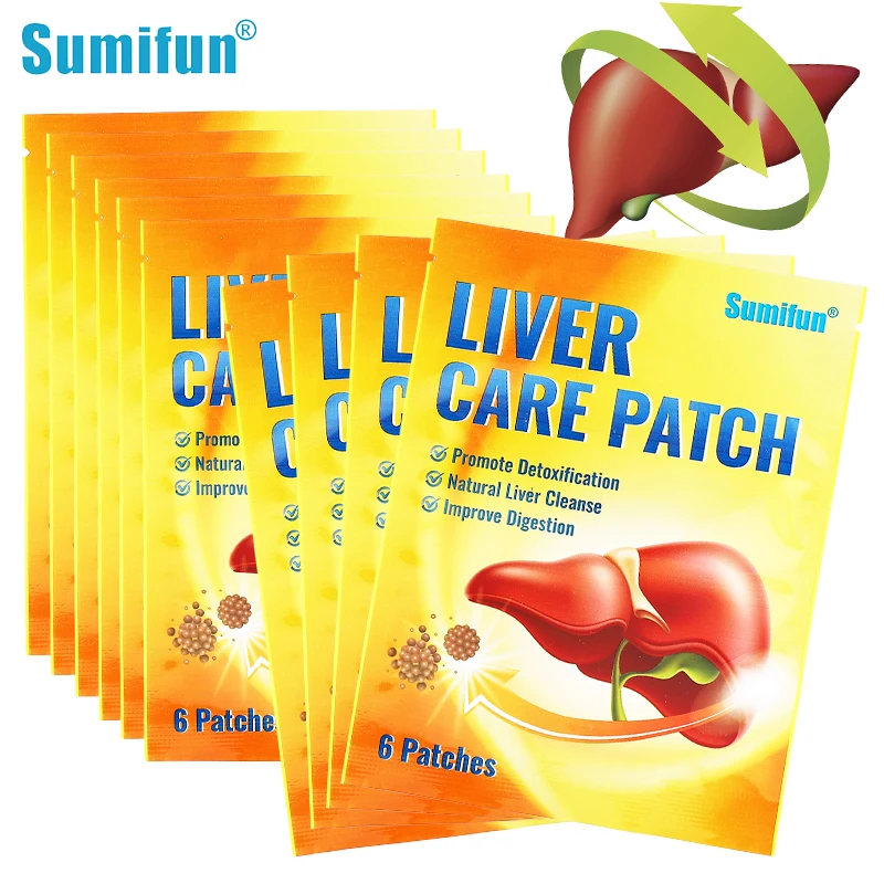 

Sumifun Liver Cleanse Detox Medical Plaster Herbal Health Liver Care Protection Patch Dry Eyes Fatigue Relief Chinese Medicine