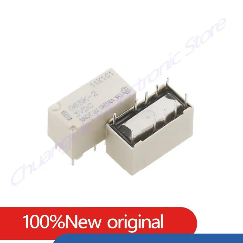 10Pcs/Lot G6SK-2-3VDC G6SK-2-5VDC G6SK-2-12VDC G6SK-2-24VDC G6SK-2 Signal Communication Power Relay 12V 10Pin Relay