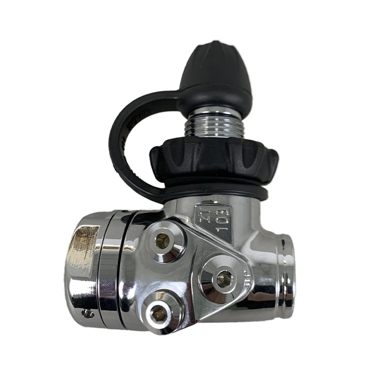 منظم ضغط غاطس أساسي من نوع المكبس، منظم معدات الغوص، منظم التنفس في المرحلة الأولى