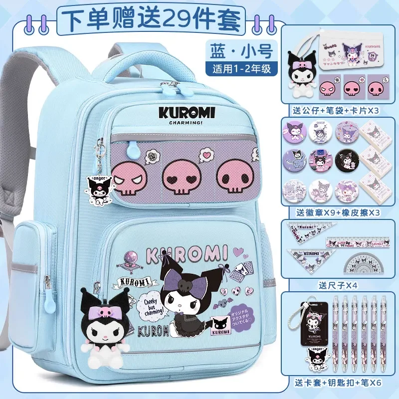 Sanrio-mochila escolar Clow M para estudiantes, mochila bonita de gran capacidad, resistente a las manchas, con hombrera informal, impermeable, con dibujos animados