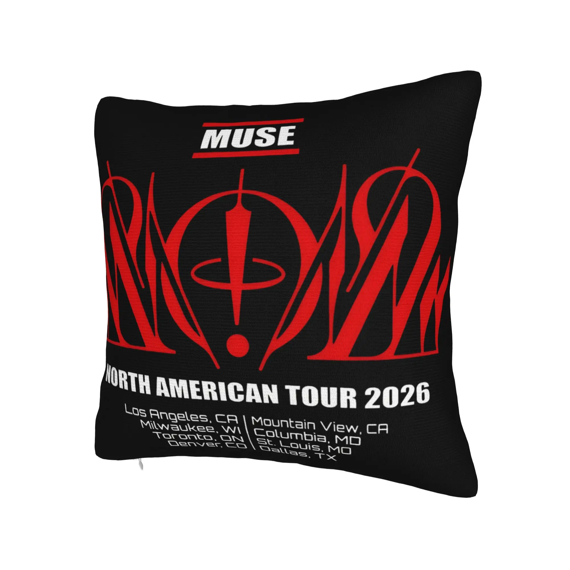 MUSE The Wow! Signal Europa Tour 2026  Pillowcase Printed Cushion Cover Gift  Throw Pillow Case Cover Seater Multi-Size