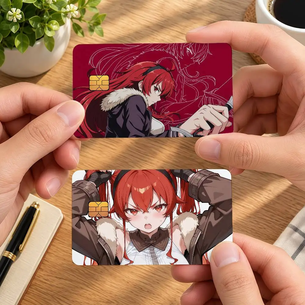 E-Eris Boreas Greyrat Anime Decorative protective stickers for bank debit cards bus and metro credit cards stickers