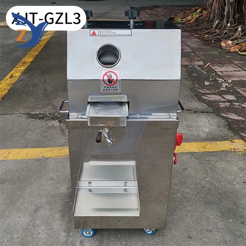 Sugarcane Juice Machine Electric ZYD30 Sugar Cane Press Stainless Steel 750W Commercial Squeezer Juicer Vertical Fruit Equipment