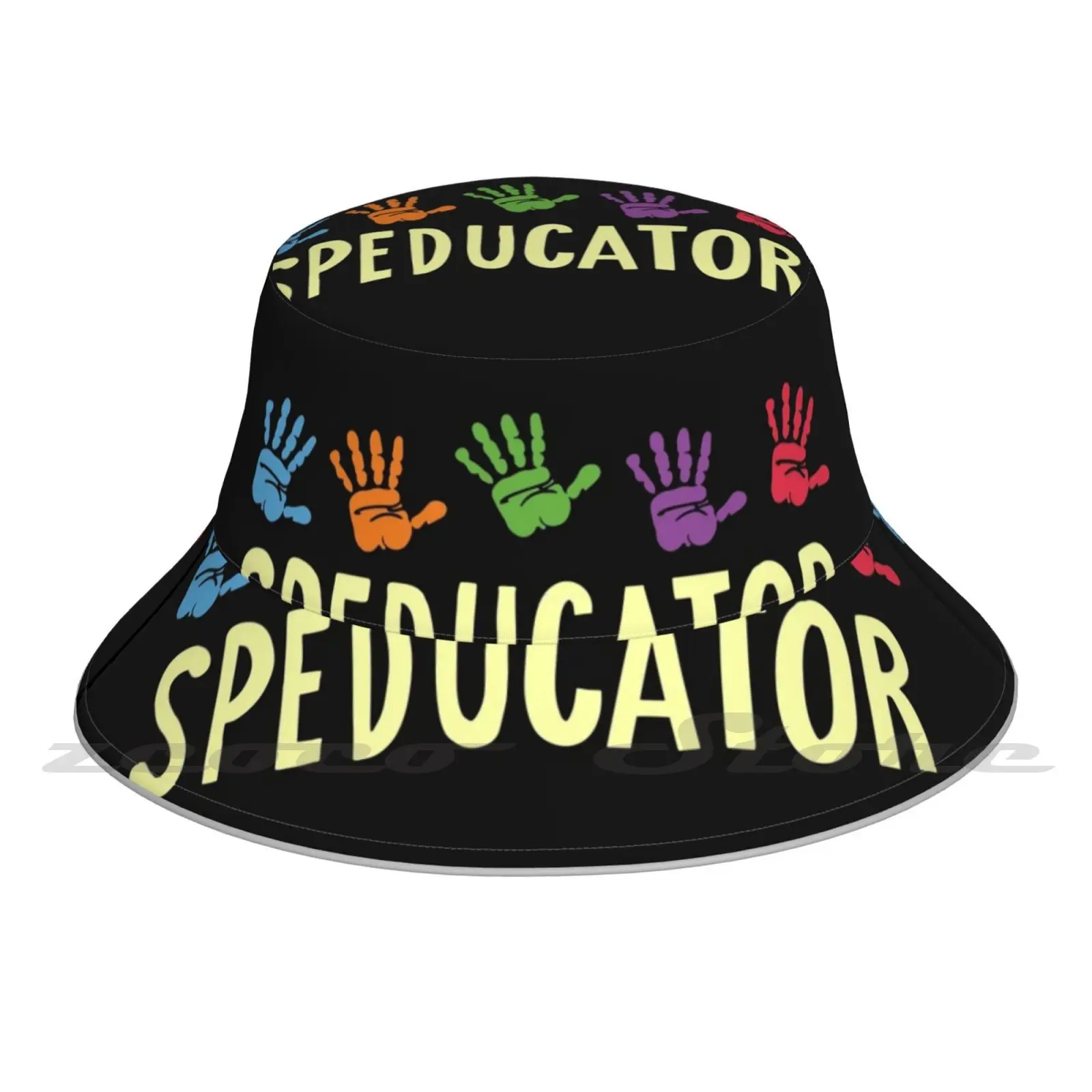 

Cool Speducator Special Teacher Autism Cap Diy Light Foldable Sunshade Fashion Fisherman Hat Speducator Special Teacher Autism