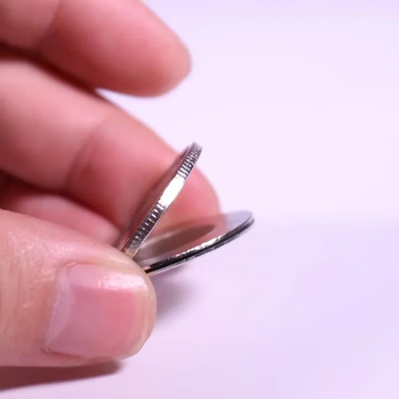 عملة زعنفة مغناطيسية مضحكة على شكل فراشة (نصف دولار) خدع سحرية ملحقات الساحر دعائم قريبة للتحايل تظهر ماجيا