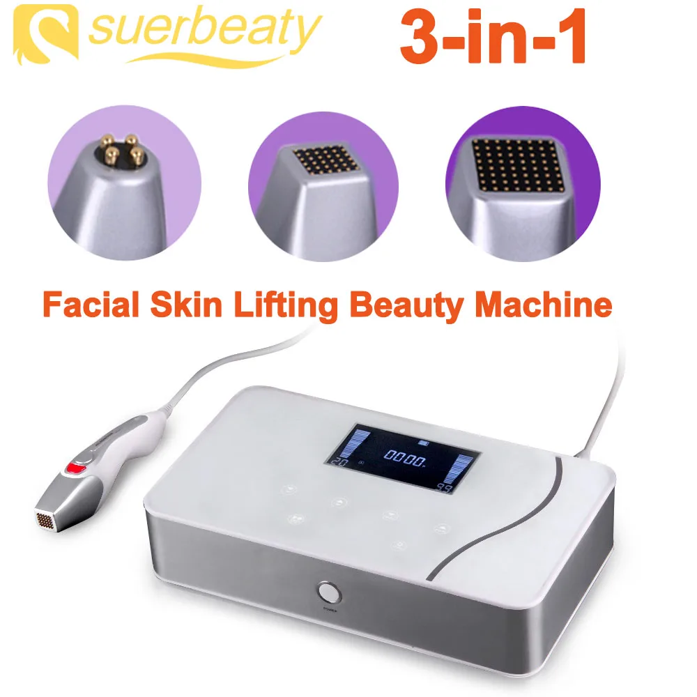 

3 in 1 Face Lift Devices EMS RF Microcurrent Skin Rejuvenation Women Facial Massager Light Therapy Anti Aging Wrinkle Beauty