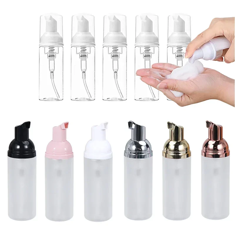 1PCS Foam Pump Bottles Empty 30ml-100ml Travel Plastic Mini Shampoo Bottles Clear Dispenser Portable Instant Soap Foaming Bottle