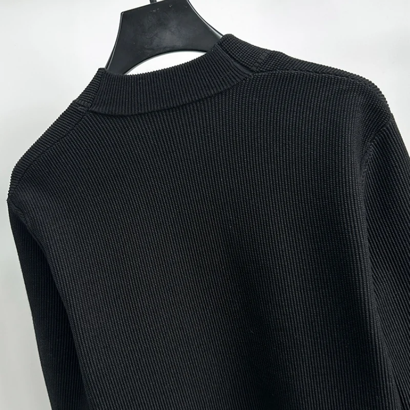 Men's New High quality Autumn Sweater Cardigan Brand V-neck Knitwear Trendy Coat Casual Fashionable Shawl Pullover Men's wear