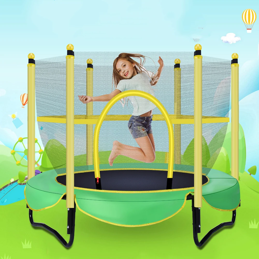 

Trampoline Outdoor Children's Round Trampoline Outdoor Kids Trampolines New