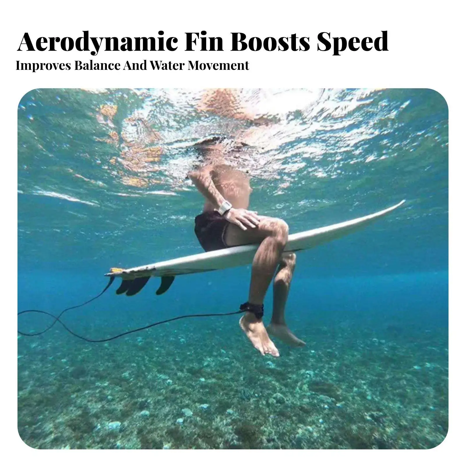 9.5 Inch Stand-up Paddleboard Fin Tool Installation Stand-up Paddleboard Fin Sturdy Surfboard Rudder for Paddleboarders, Water
