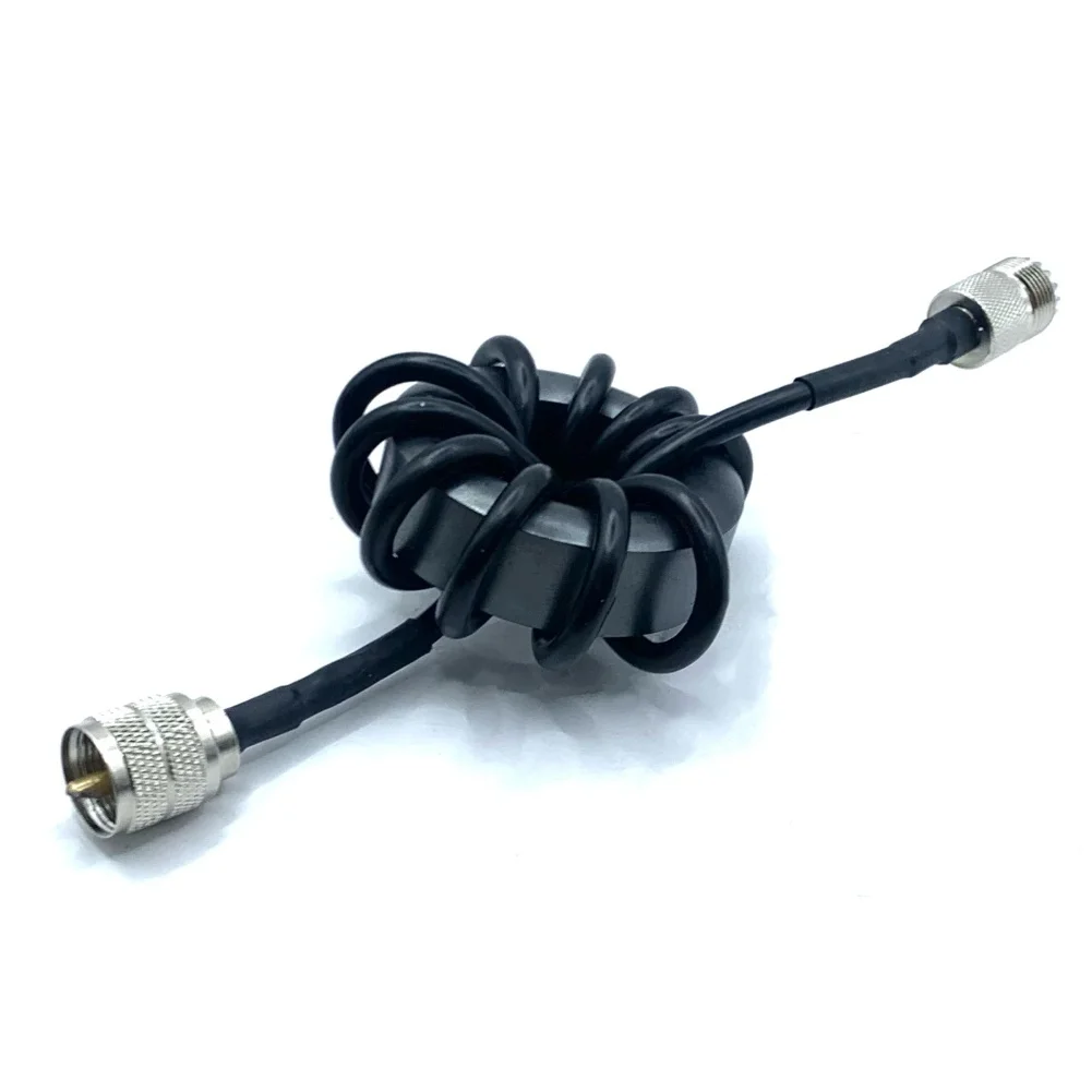 For high Frequency Shortwave Choke 600W 1 830MHz Magnetic Ring for Radio and RF Testing Suppression with M Connectors