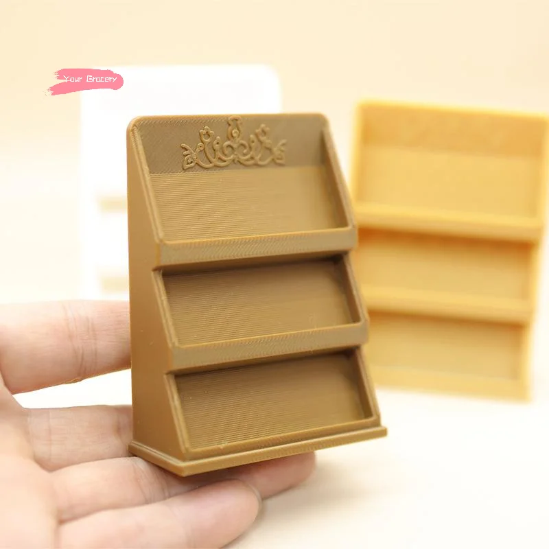 

1/12 Scale Mini Book Shelves Display Rack for Dollhouse Study Furniture Micro Scene Ornament Model Doll House Decoration
