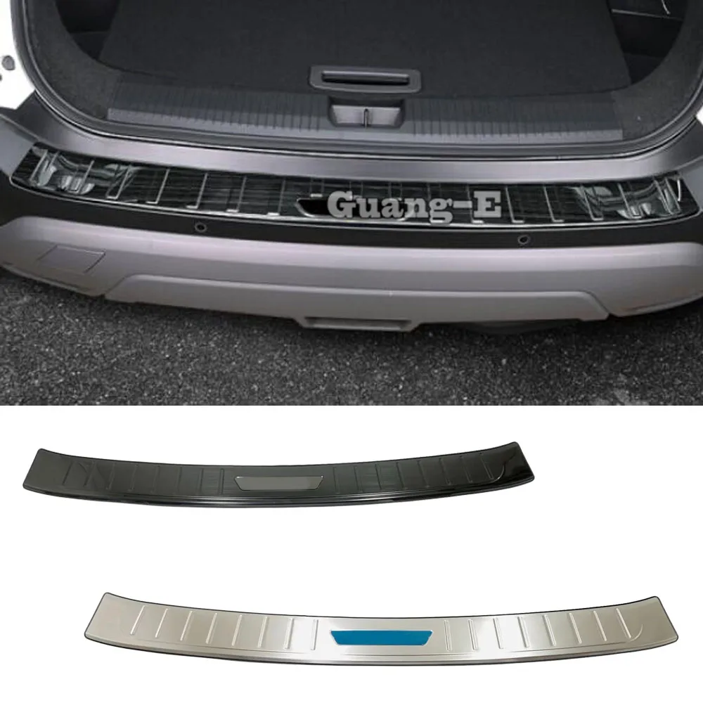 

For Nissan X-trail Xtrail Rogue 2021 2022 2023 Stainless steel Car Exterior Rear Bumper Protector Sill Trunk Tread Plate Trim