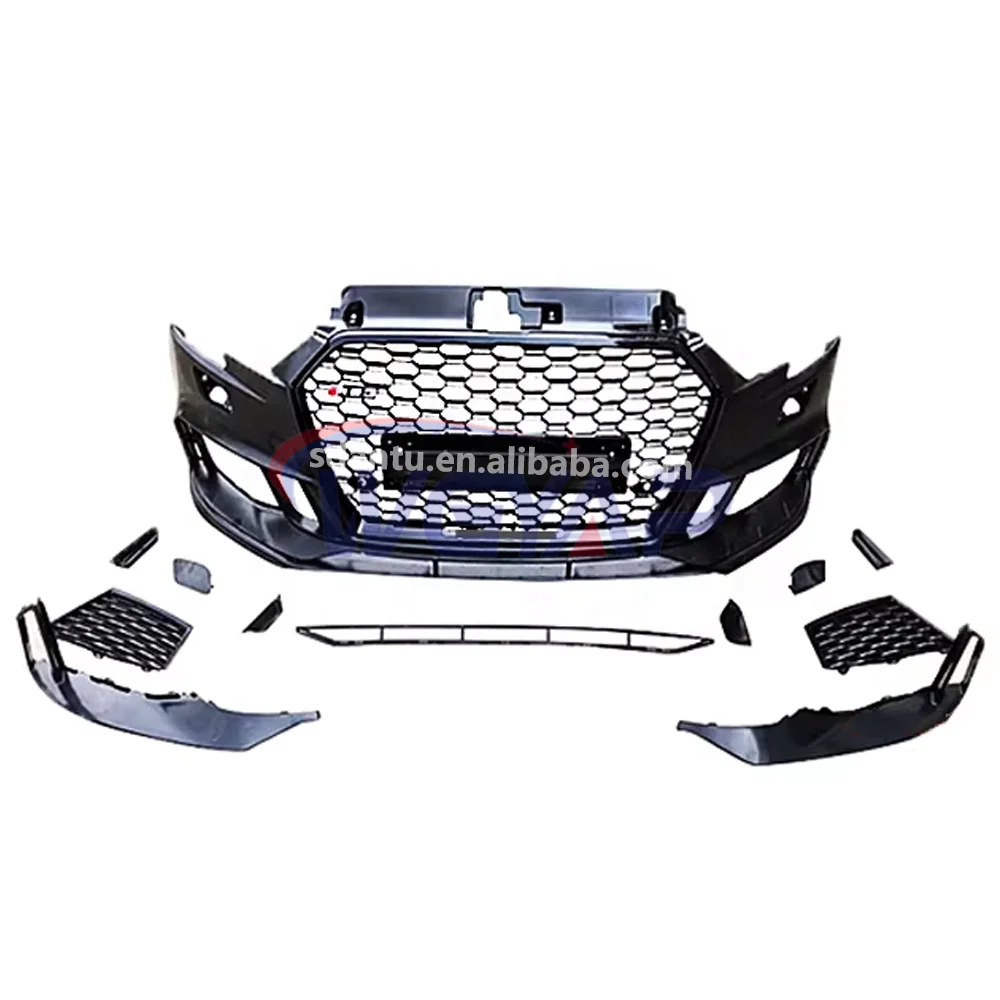 

WGYAP High Quality Chrome ABS Bumper Auto Body Kits for A3 RS3 Easy Installation Front Rear Bumper Upgrade Polished Surface