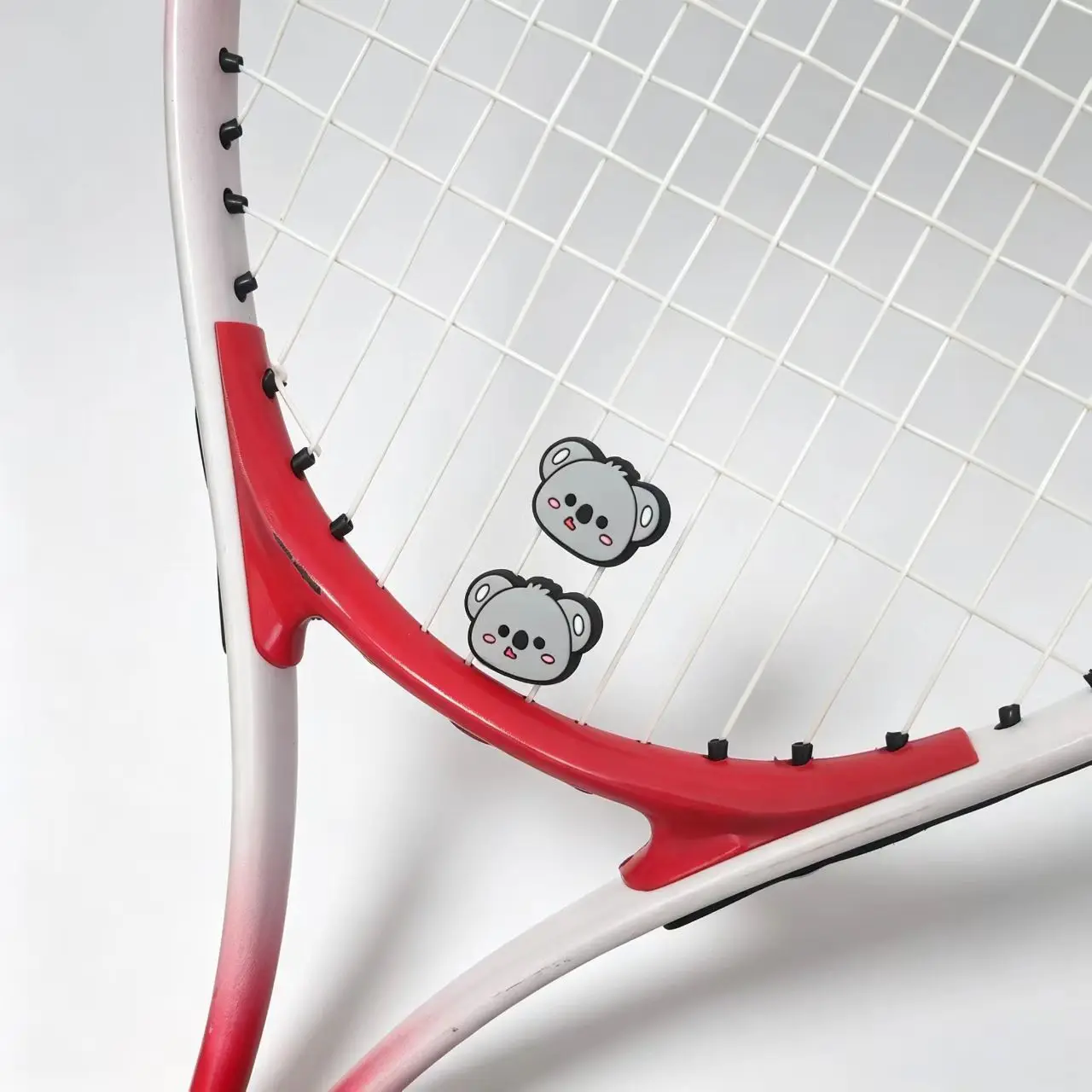 Cute Koala Tennis Vibration Dampener, Silicone Cartoon Tennis Racket Shock Absorber, Tennis Racket Accessory